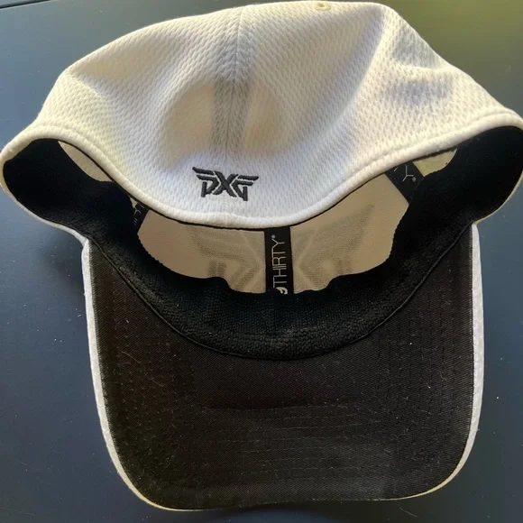 PXG White Cap with Black Logo - Picture 7 of 9
